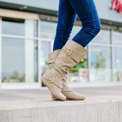 Journee Collection Boots PARIS MEDIUM CALF