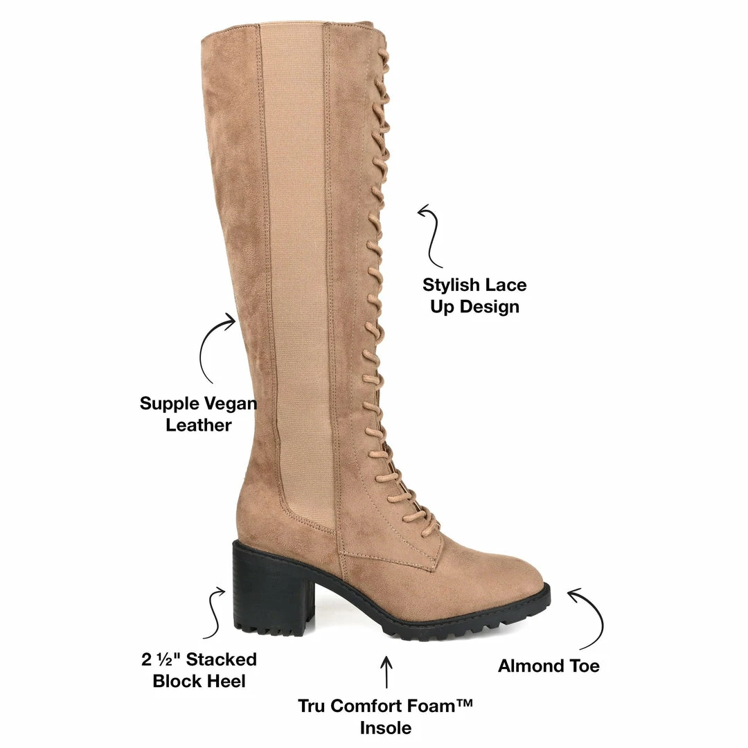 Journee Collection JENICCA WIDE CALF Combat 9 Journee Collection JENICCA WIDE CALF Combat