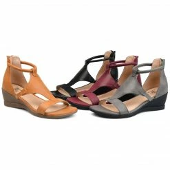 Journee Collection Sandals TRAYLE WIDE WIDTH