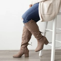 Journee Collection Boots LEEDA WIDE CALF