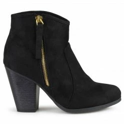 Journee Collection Booties LINK WIDE WIDTH