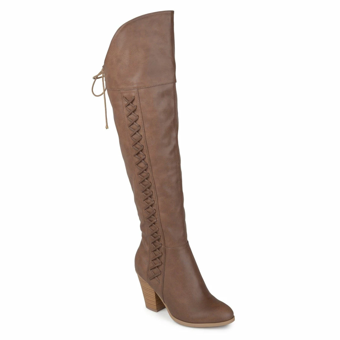 Journee Collection SPRITZ LEATHER MEDIUM CALF Boots 13 Journee Collection SPRITZ LEATHER MEDIUM CALF Boots