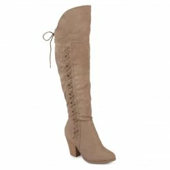 Journee Collection SPRITZ SUEDE MEDIUM CALF Boots 16 Journee Collection SPRITZ SUEDE MEDIUM CALF Boots
